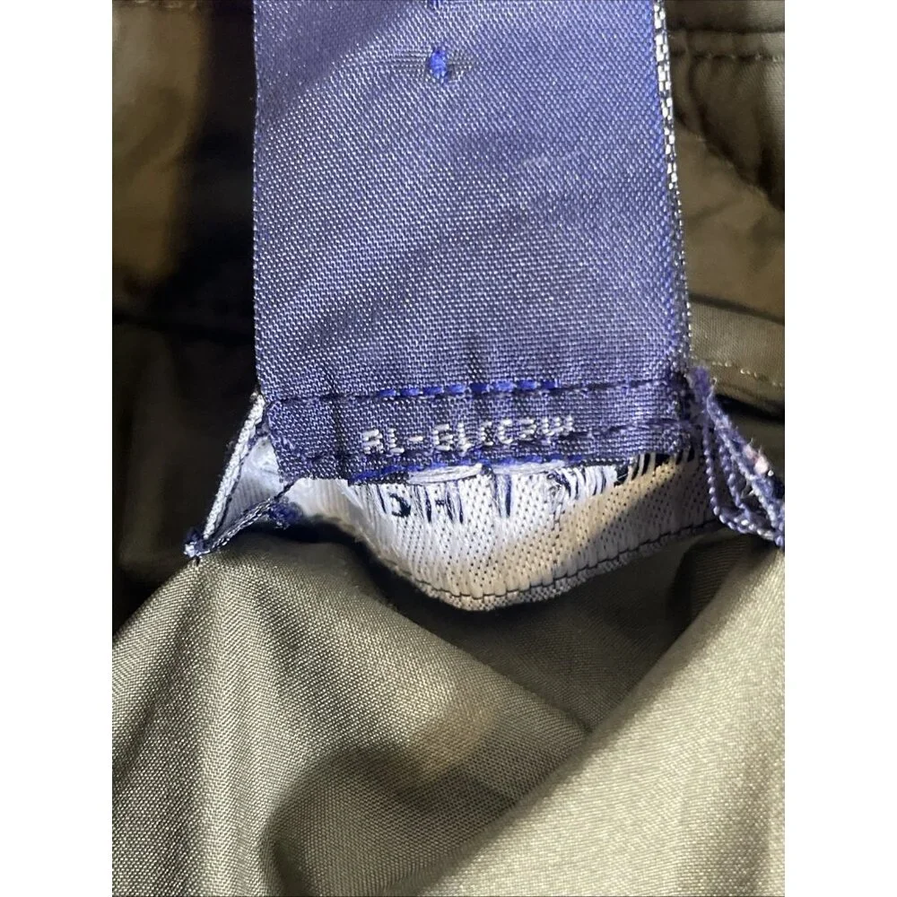 Ralph Lauren Jacket Boys Size Large (12/14) Green Double Breasted Puffer Pockets